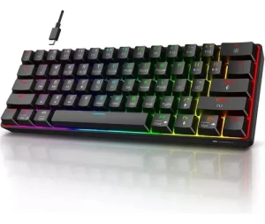 Tecno Villa - TECLADO MECANICO 60% KOORUI MK061 - SWITCH AZUL